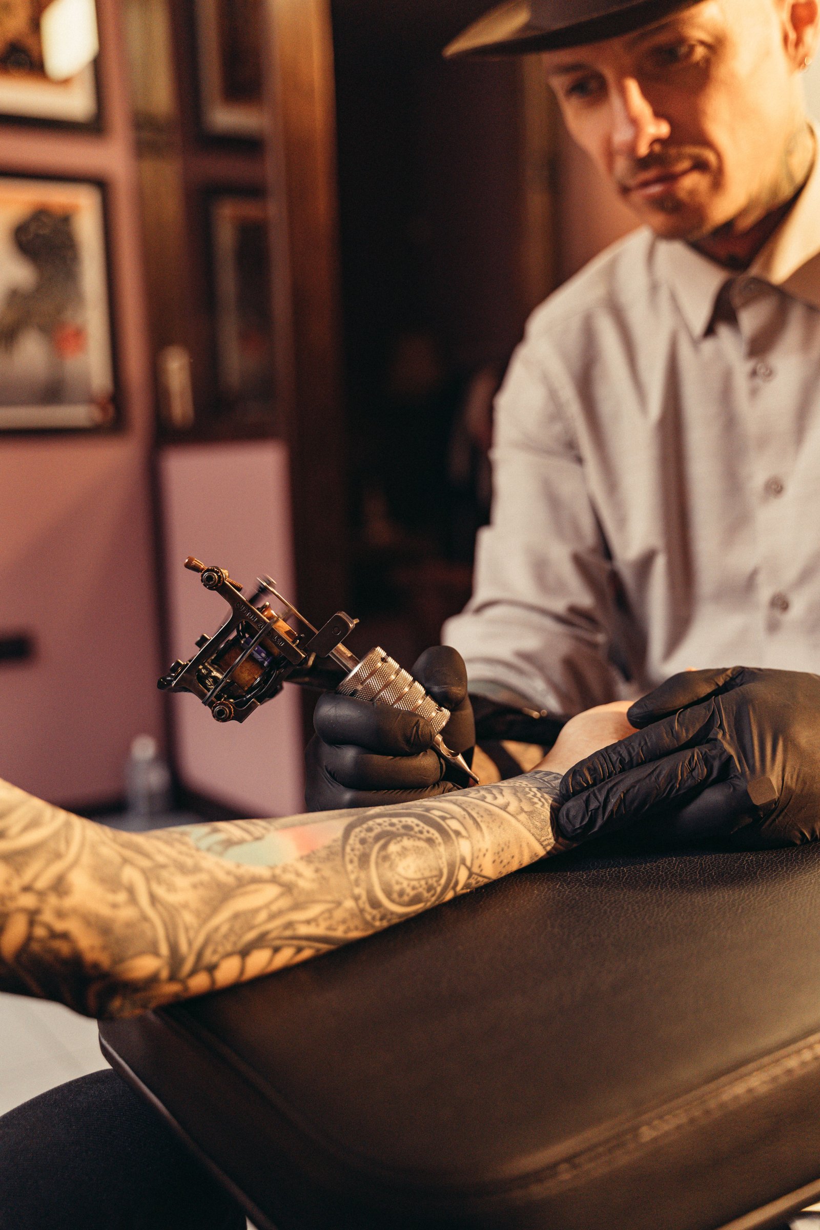 Salon de tatouage et matériel - Photo d'illustration